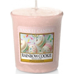 Yankee Candle Rainbow Cookie - Duhové makronky vonná svíčka votivní 49 g
