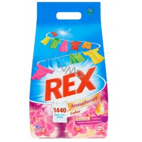 Rex Malaysan Orchid & Sandalwood Aromatherapy Color prášek na praní barevného prádla 60 dávek 4,2 kg