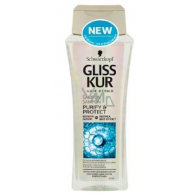 Gliss Kur Purify & Protect regenerační šampon na vlasy 250 ml