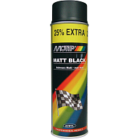 Motip 04006 sprej, univerzální autobarva, černá mat, 500 ml