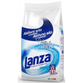 Lanza Fresh & Clean Bílá prací prášek na bílé prádlo 90 dávek 6,3 kg