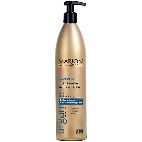 Marion Professional Intensive Strengthening Arganový olej silně posilující šampon pro slabé vlasy s tendencí k vypadávání 400 g