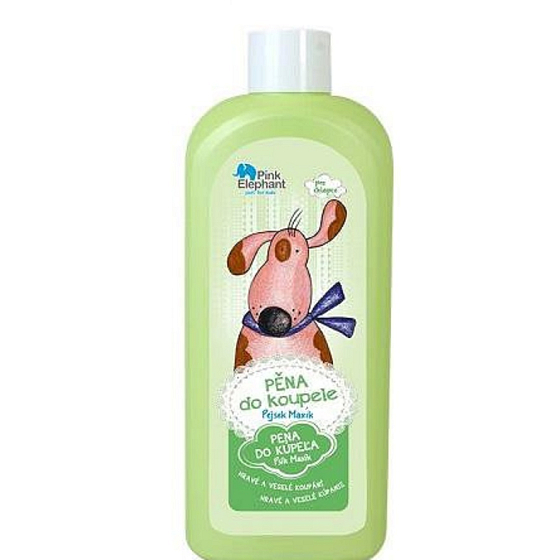 Pink Elephant Pejsek Maxík pěna do koupele s panthenolem pro děti 500 ml