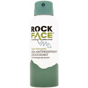 RockFace Hypo Alergenic 48h antiperspirant deodorant sprej pro muže s citlivou pokožkou 150 ml