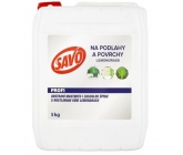 Savo Profi Podlahy a povrchy Lemongrass čisticí prostředek dezinfekční ke každodennímu úklidu ploch 5 kg