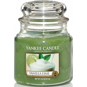 Yankee Candle Vanilla Lime - Vanilka s limetkou vonná svíčka Classic střední sklo 411 g