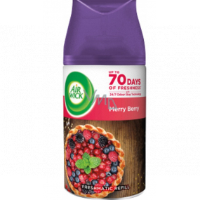 Air Wick FreshMatic Essential Oils Merry Berry - Vůně zimního ovoce automatický osvěžovač náhradní náplň 250 ml