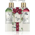 Baylis & Harding Moruše, Jmelí a Brusinka tekuté mýdlo na ruce dávkovač 300 ml + mléko na ruce a tělo dávkovač 300 ml, kosmetická sada