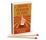 Nekupto Originální zápalky v retro stylu Včasným příchodem do práce 45 kusů