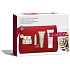 Clarins Nutri-Lumiére revitalizační denní krém 50 ml + vyživující krém 10 ml + vyživující noční krém 15 ml + pečující krém na ruce a nehty 30 ml + kosmetická taštička, kosmetická sada pro ženy