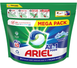Ariel All in 1 Pods Mountain Spring gelové kapsle na praní bílého a světlého prádla 63 kusů