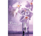 Ditipo Hrací přání Všechno nejlepší Bílá orchidej Eva a Vašek 224 x1 57 mm
