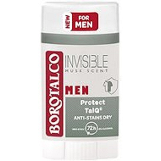 Borotalco Men Invisible Musk Scent deodorant stick pro muže 40 ml