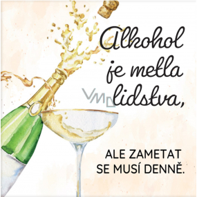 Albi Magnetka Alkohol je metla lidstva 6,5 x 6,5 cm