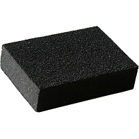 Spokar brusná houbička, 4stranná, rozměry 100 x 70 x 27 mm, zrnitost 80
