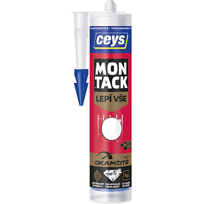 Ceys Montack lepí vše neviditelně montážní lepidlo, 315 g