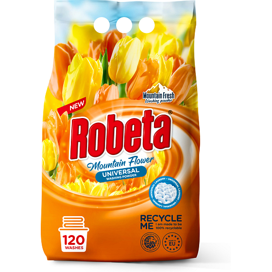 Robeta univerzál prací prášek 9 kg, 120 dávek