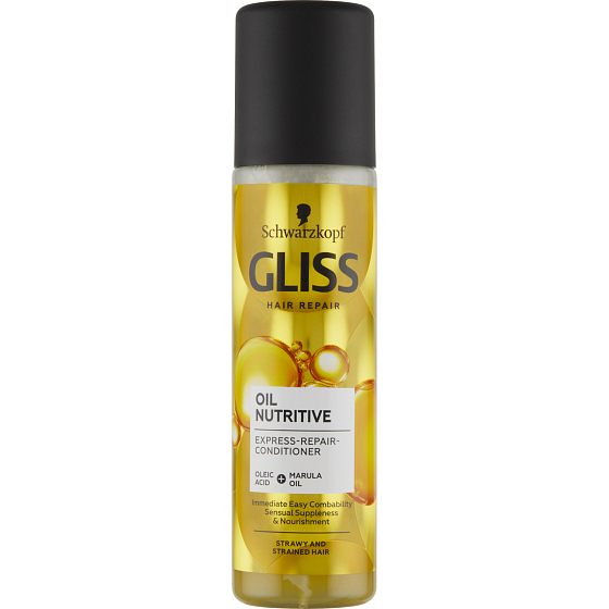 Gliss regenerační expres balzám Oil Nutritive pro hrubé a namáhané vlasy, 200 ml