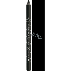 Dermacol Waterproof Eyeliner tužka na oči voděodolná 01 černá 1,4 g