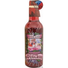 Bohemia Gifts Wine Spa Vinná kosmetika paní Pěničková koupelová olejová lázeň tmavá 500 ml