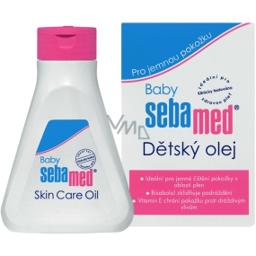 SebaMed Baby Olej pro čištění pokožky pod plenami pro děti 150 ml