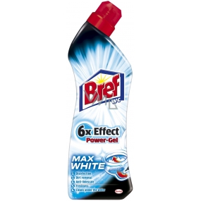 Bref 6 x Effect Power gel Max White WC gel proti vodnímu kamen 750 ml