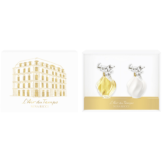 Nina Ricci L Air du Temps toaletní voda 100 ml + tělové mléko 200 ml, dárková sada