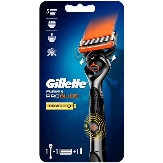 Gillette Fusion ProGlide Flexball Power holicí strojek + náhradní hlavice 1 kus + baterie 1 kus, pro muže