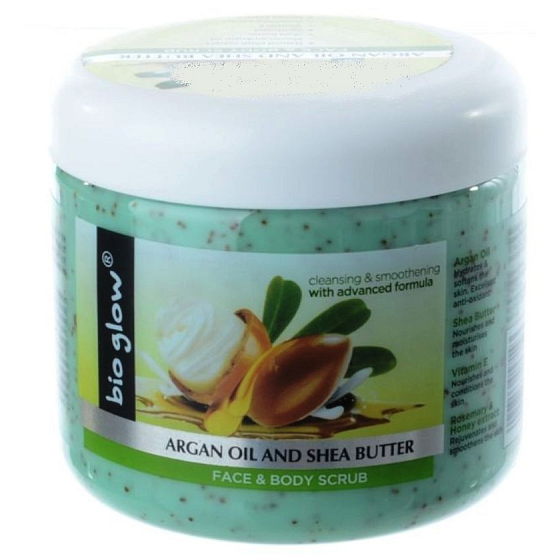 Bio Glow Argan Oil peeling na obličej a tělo 300 ml