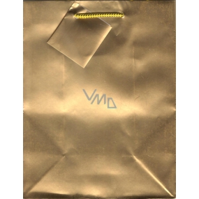 Albi Dárková papírová taška 23 x 18 x 10 cm Vánoční zlatá TM4 96554