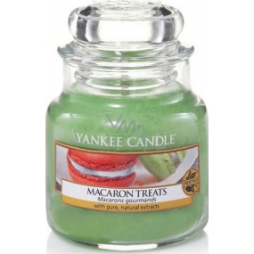 Yankee Candle Macaron Treats - Makronky vonná svíčka Classic malá sklo 104 g
