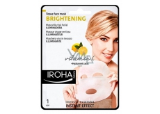 Iroha Brightening Rozjasňující látková maska s vitamínem C a kyselinou hyaluronovou 23 g