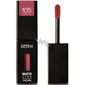 Gabriella Salvete Matte Lips Long Lasting matná tekutá rtěnka 105 Thats Me! 4,5 ml