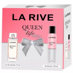 La Rive Queen of Life parfémovaná voda pro ženy 75 ml + deodorant sprej 150 ml, dárková sada