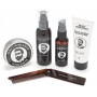 Percy Nobleman Šampón na vousy 100 ml + vyživující olejový kondicionér na vousy s vůní Percy Nobleman 50 ml + balzám na vousy 65 ml + hřeben na vousy a knír + hydratační krém na obličej a vousy 75 ml, sada péče o vousy pro muže