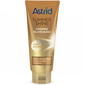 Astrid Summer Shine Tónovací tělové mléko světlá pokožka 200 ml