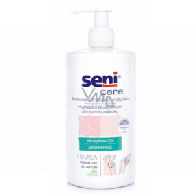 Seni Care Hydratační tělová emulze pro suchou a citlivou pokožku se 4% Urea 500 ml dávkovač