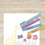 Apli Color Sticks temperové barvy suché pastelové 6 x 6 g, sada