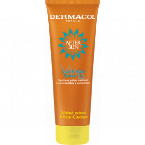 Dermacol After Sun Care & Relief Shower Gel sprchový gel po opalování s vůní čokolády s pomerančem 250 ml