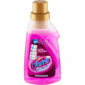 Vanish Oxi Action Pink gelový odstraňovač skvrn 500 ml