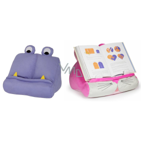 EP Line Bookmonster plyšový držák na knihu fialový 427 x 283 x 171 mm