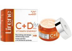 Lirene C+D Vitamin Energy hluboce hydratační a vyživující krém pro všechny typy pleti 50 ml