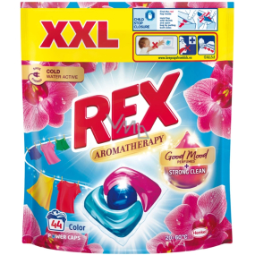Rex Aromatherapy Orchid Caps univerzální prací kapsle 44 dávek 528 g