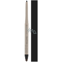 Essence Satin Blend gelové oční linky 01 Pure Black 0,22 g
