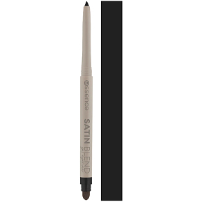 Essence Satin Blend gelové oční linky 01 Pure Black 0,22 g