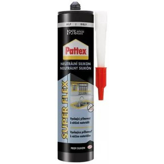PATTEX Neutrální silikon, bílý, 280 ml
