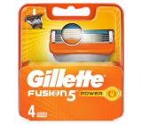 Gillette Fusion5 Power náhradní hlavice 4 kusy, pro muže