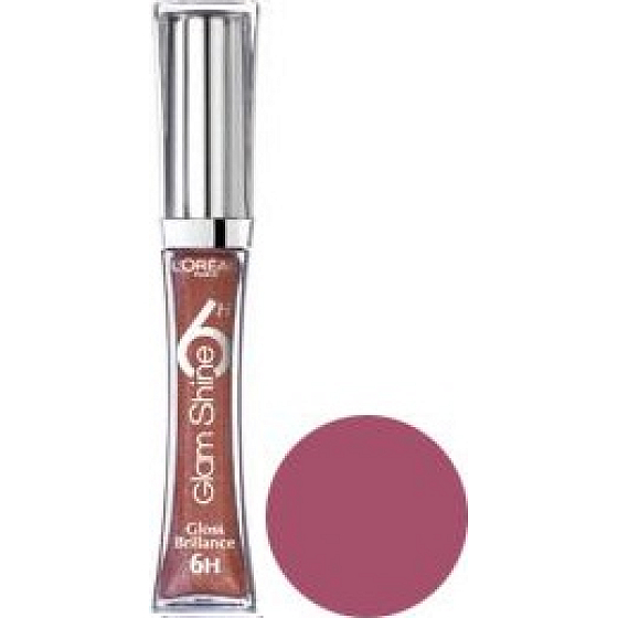 Loreal Paris Glam Shine 6H Volumizer lesk na rty 105 Hold-on Rose 6 ml