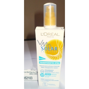 Loreal Paris Solar Expertise UV20 opalovací transparentní sprej světlá pokožka 150 ml