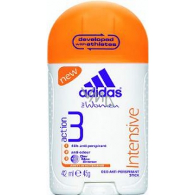 Adidas Action 3 Intensive antiperspirant deodorant stick pro ženy 45 g
